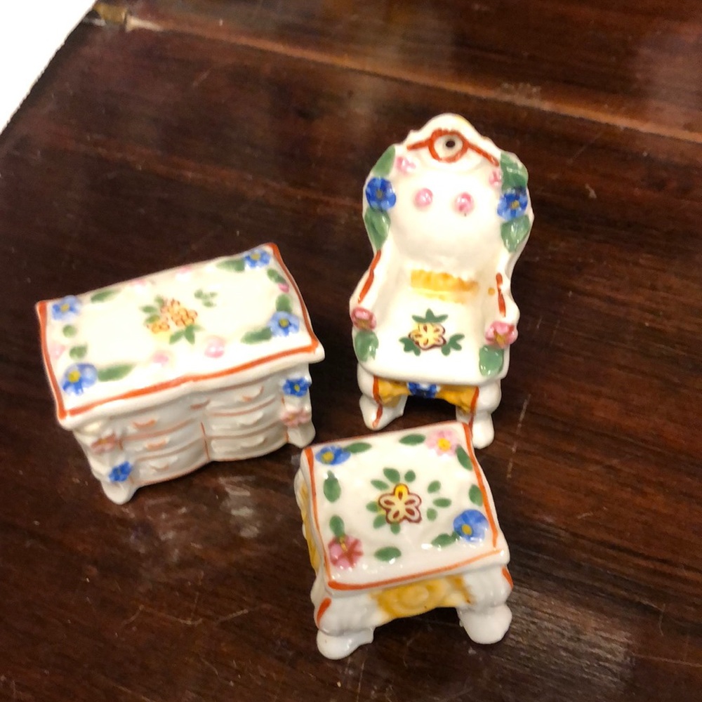 Occupied Japan Trinket Box & more